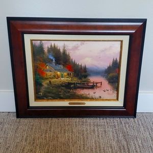 Authentic Thomas Kinkade canvas painting print!